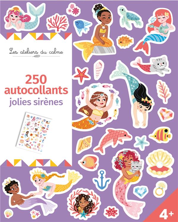 250 autocollants: jolies sirènes