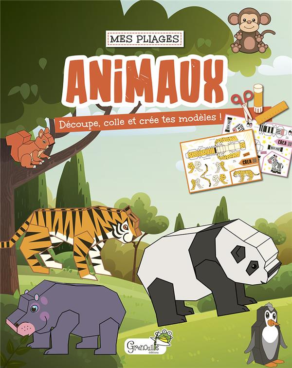 Mes pliages - Animaux - Grenouille éditions