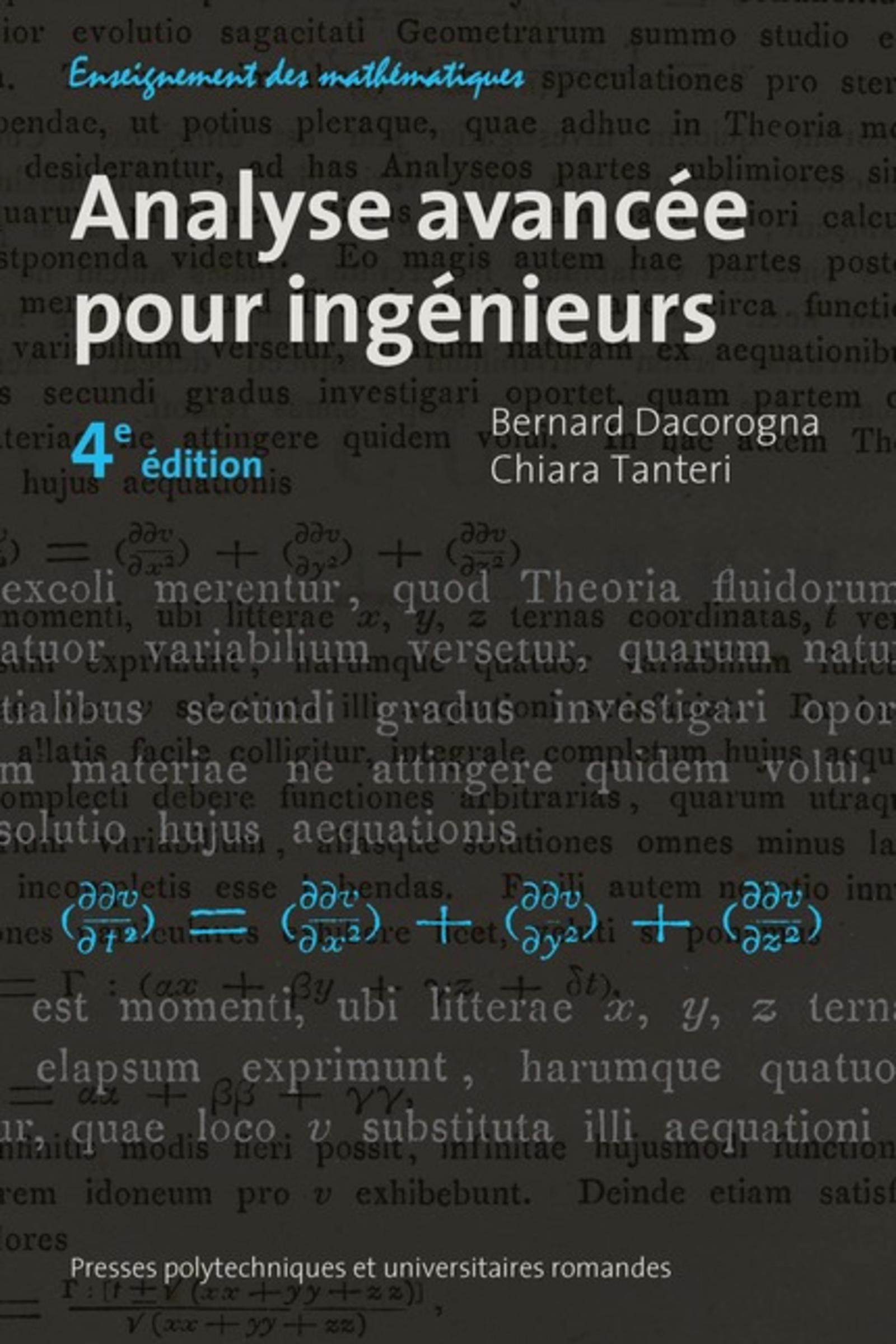 Analyse avancée pour ingénieurs