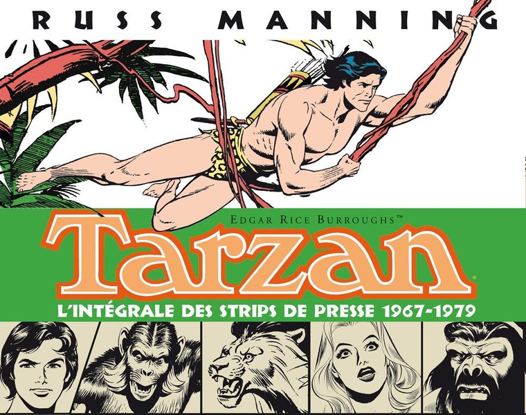Tarzan - newspaper strips: coffret Intégrale Tomes 1 à 4: 1967-1979