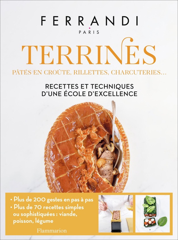 Terrines: pâtés en croûte, rillettes, charcuteries...: recettes et techniques d'une école d'excellence