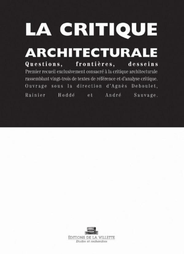 La critique architecturale