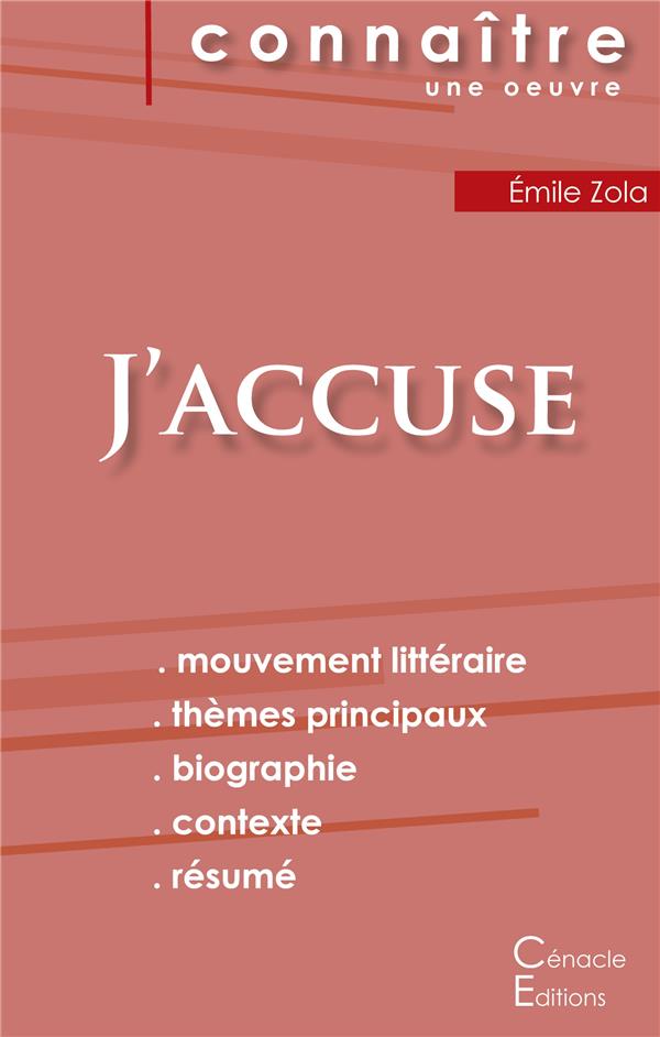 J'accuse, de Zola - fiche de lecture