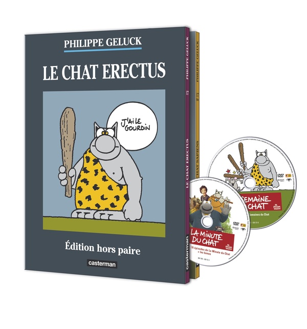 Le Chat: coffret: le Chat erectus, le Chat sapiens