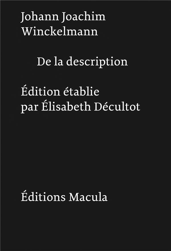 De la description