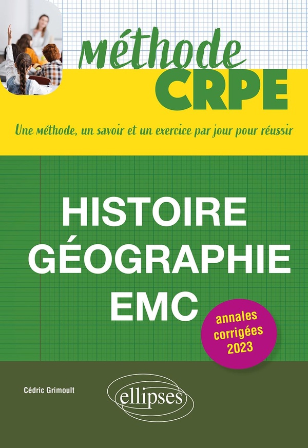 Méthode CRPE - histoire, géographie, EMC (édition 2023)