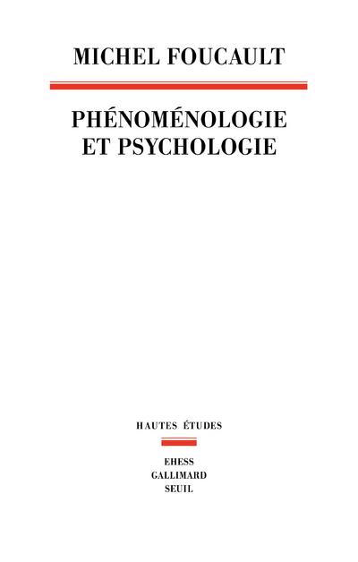 Phénoménologie et psychologie: 1953-1954