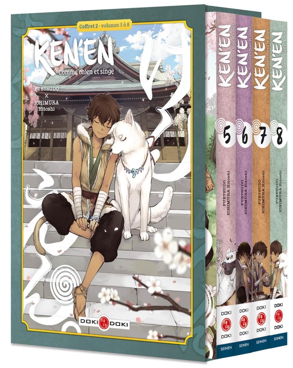 Ken'en - Comme chien et singe - coffret - vol. 05 à vol. 08