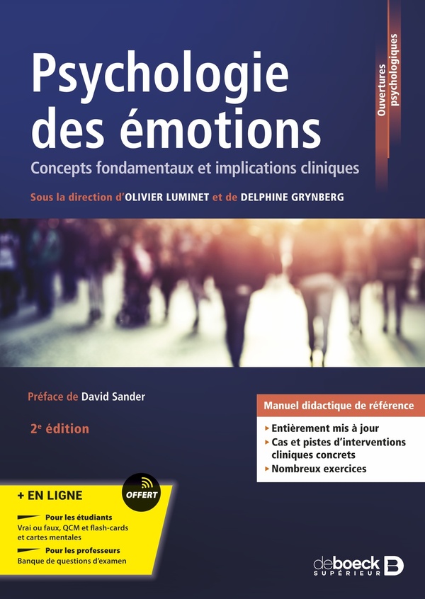 Psychologie des émotions: cognition, personnalité et santé