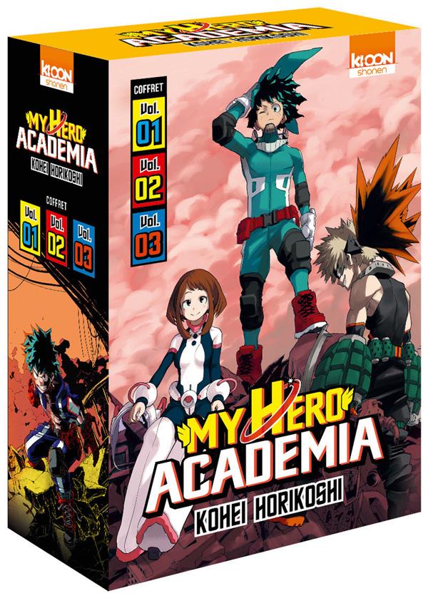 My Hero Academia: coffret Tomes 1 à 3
