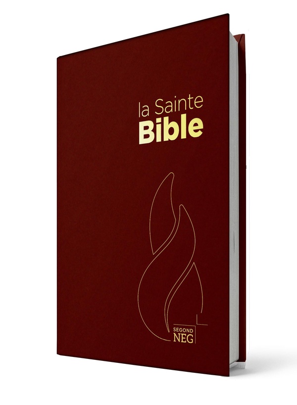 La sainte Bible: nouvelle édition de Genève, Segond, Neg compact, grenat