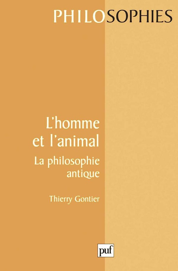 L'homme et l'animal: La philosophie antique