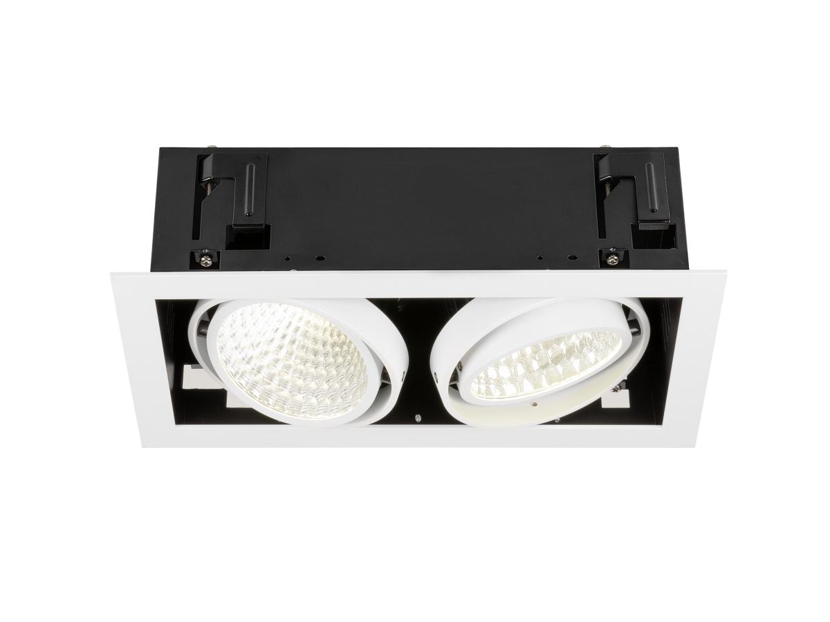 Encastré De Plafond Kadux Double 4000 K Dali 2 Touch 30° Blanc - Slv - 1008573