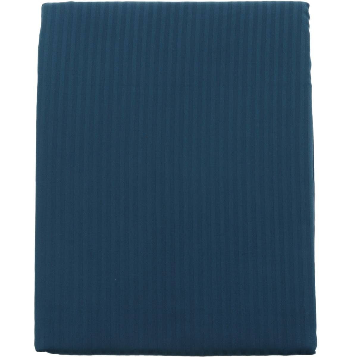 Housse De Couette Satin De Coton Versatin - Marine - 240x260