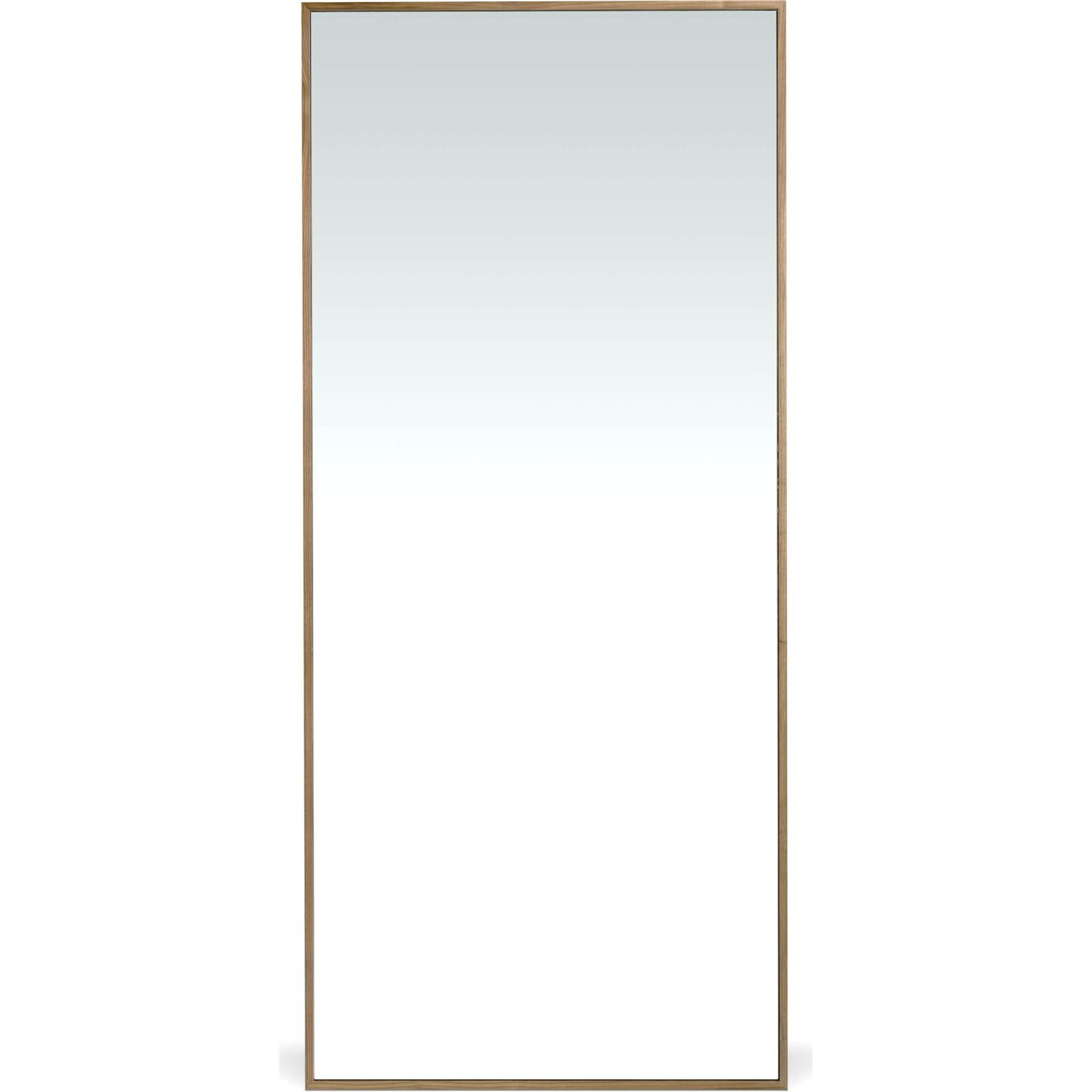 Miroir Sur Pied Avec Cadre Bois - Noyer