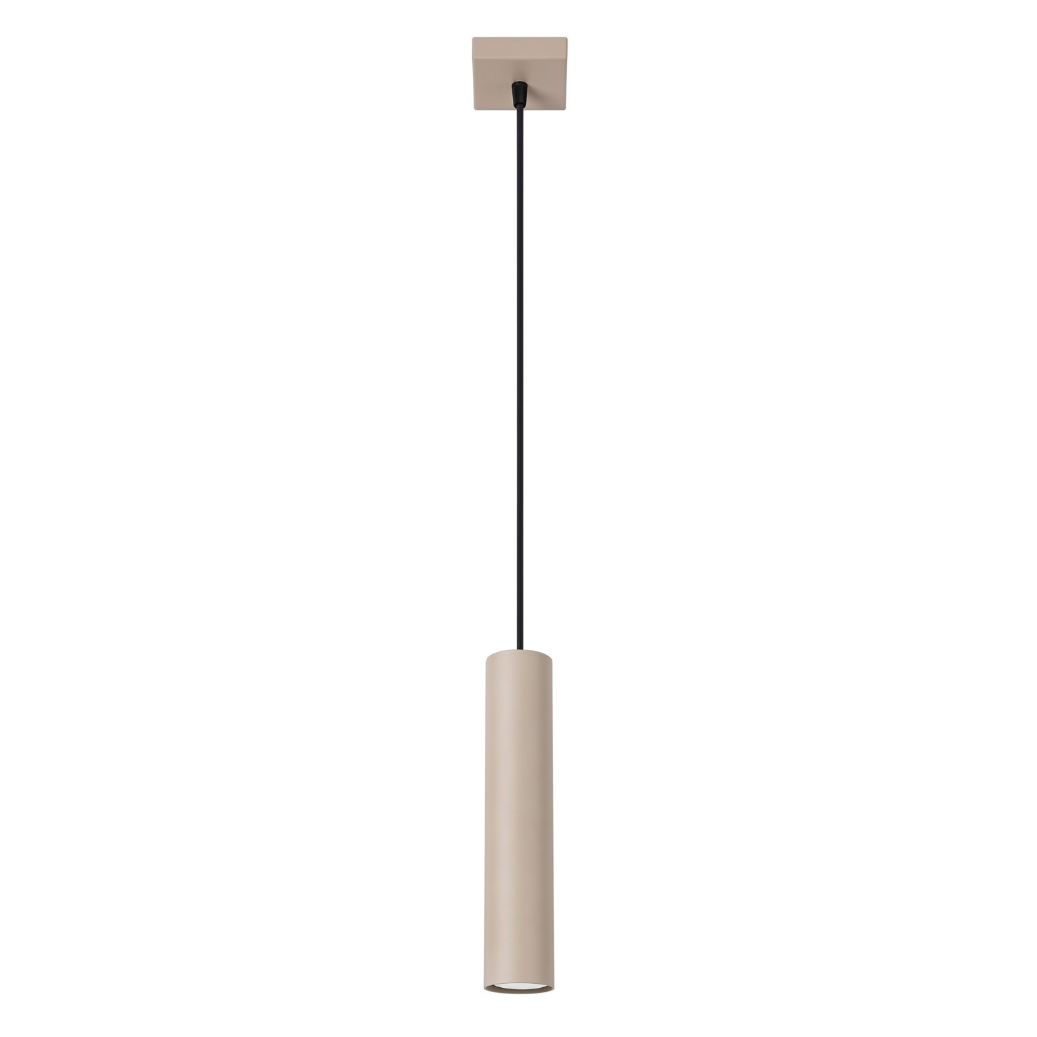 Suspensions Lagos Acier Taupe 1xgu10 8cm Sollux