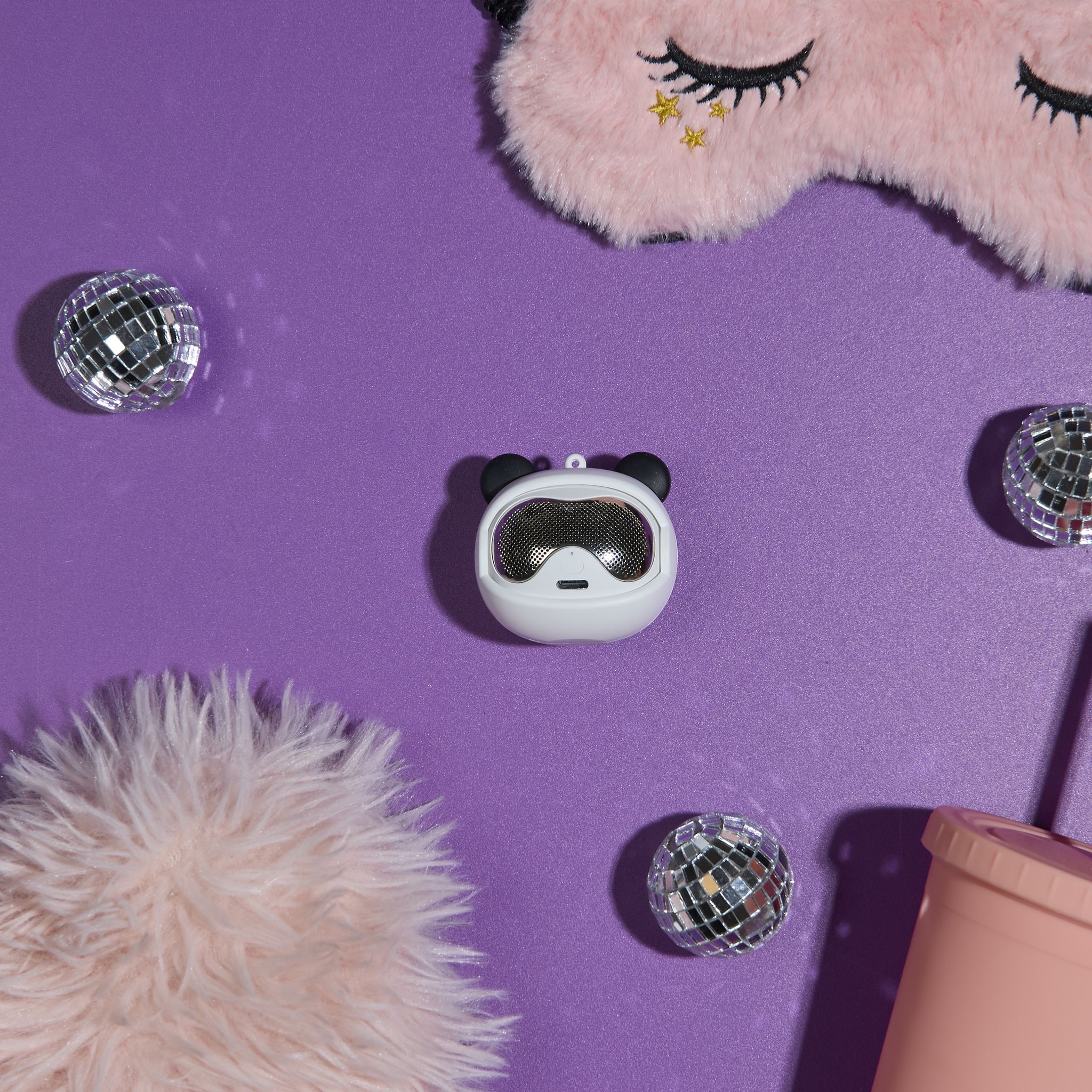 Enceinte Sans Fil - The Concept Factory - Multiface Panda Kawaii - Noir Et Blanc