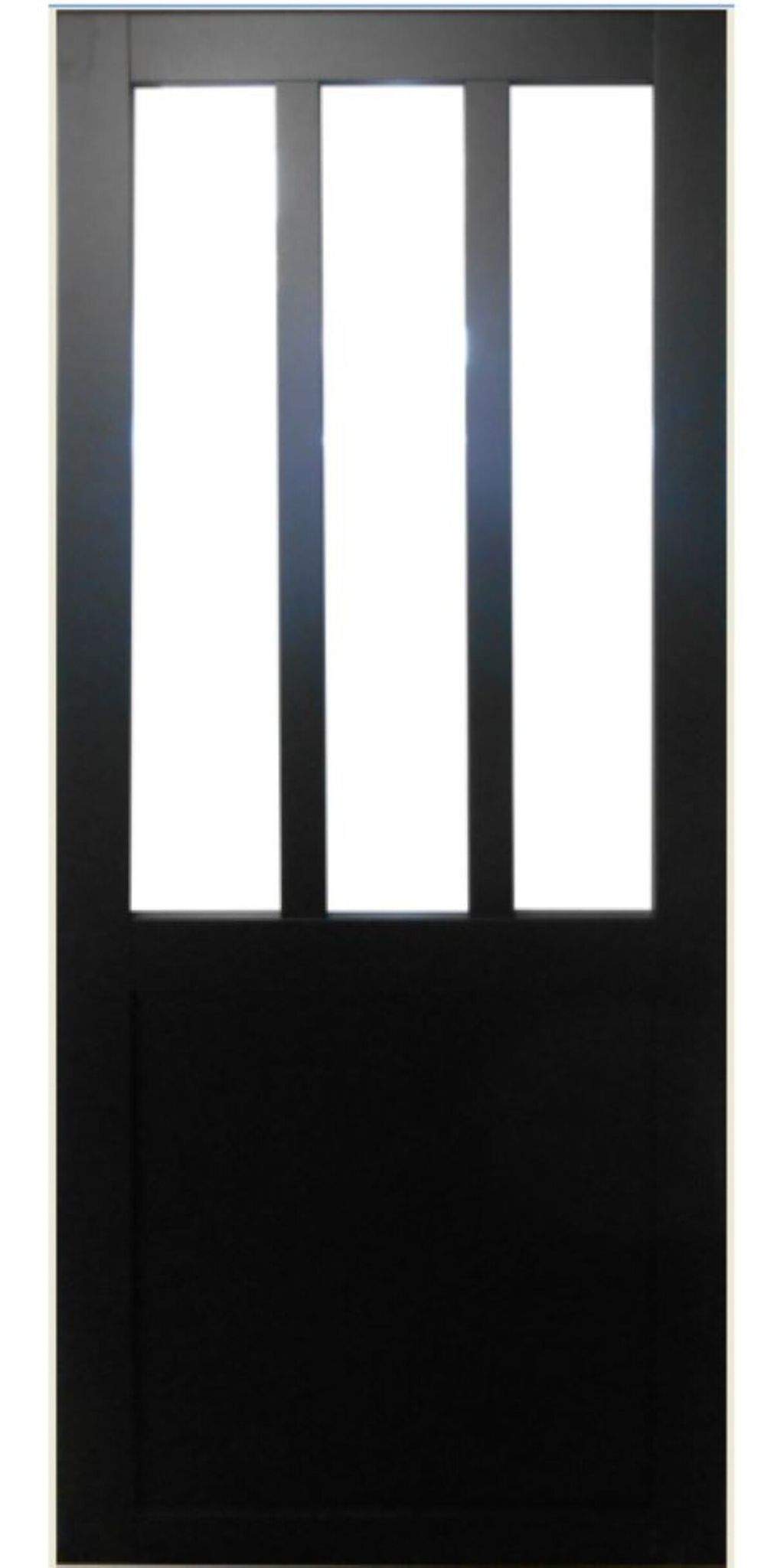 Gd Menuiseries - Porte Coulissante Atelier Noir H204 X L63