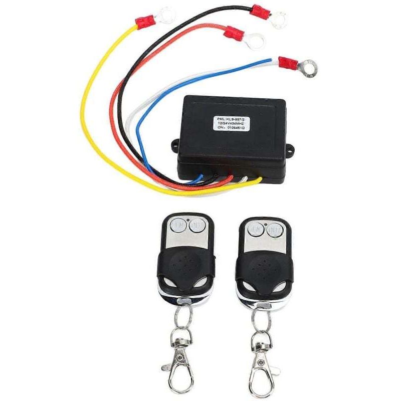Kit De Récepteur De Commutateur De Télécommande De Treuil Sans Fil 12 V 24 V Universel Pour Camion Atv Suv