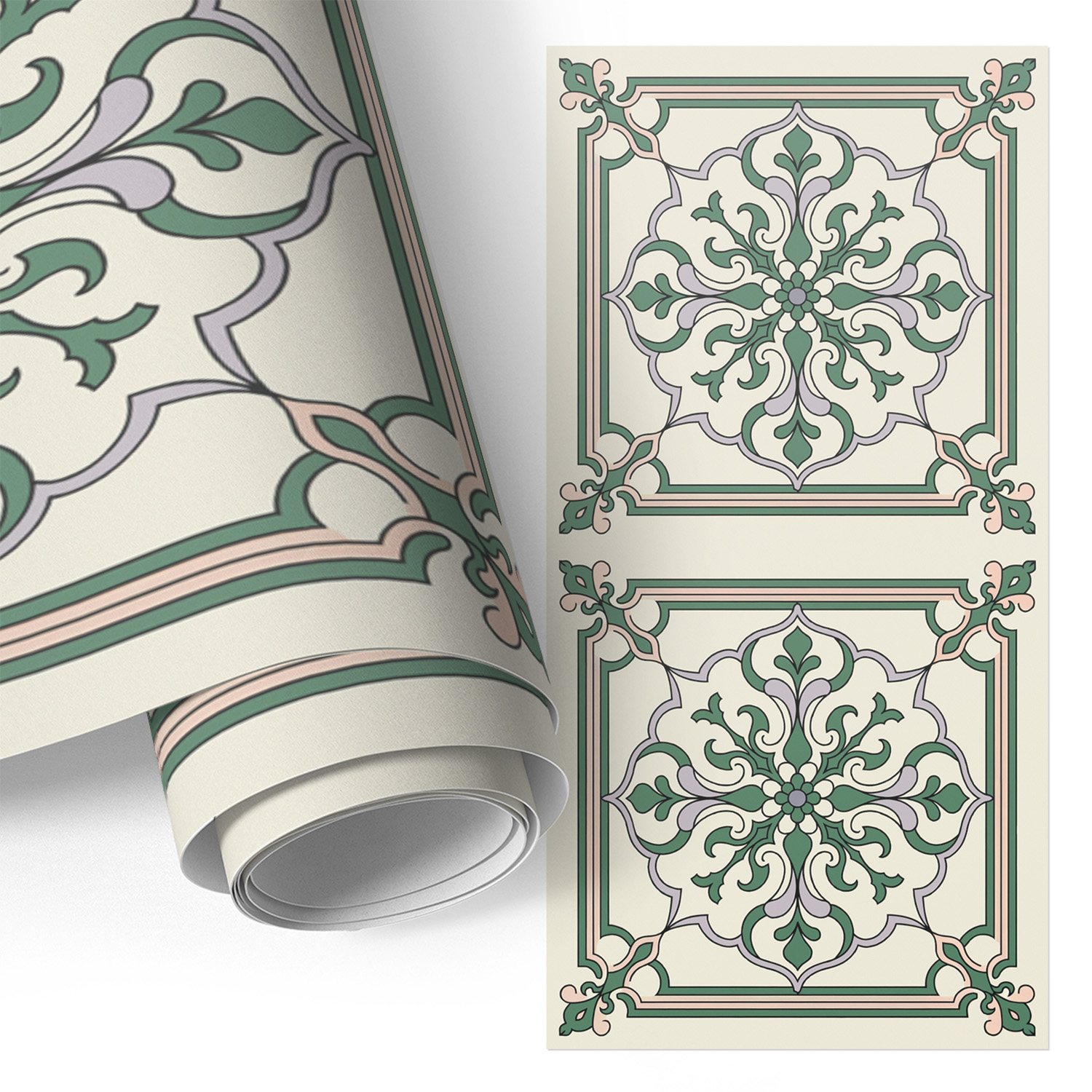 Film Adhésif - Adhésif Décoratif - Rénovation Facile - Pour Meubles - Pour Table Motif Botanique 50x100 Cm