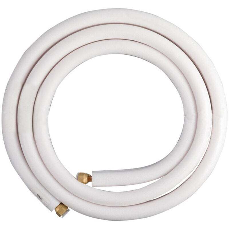 Tuyau De Cuivre Pour Climatiseur - 1/4 & 3/8 - 4m - Avec Un Bobine Isolante - Câble Hvac - Canalisations Costumes Ou Complets