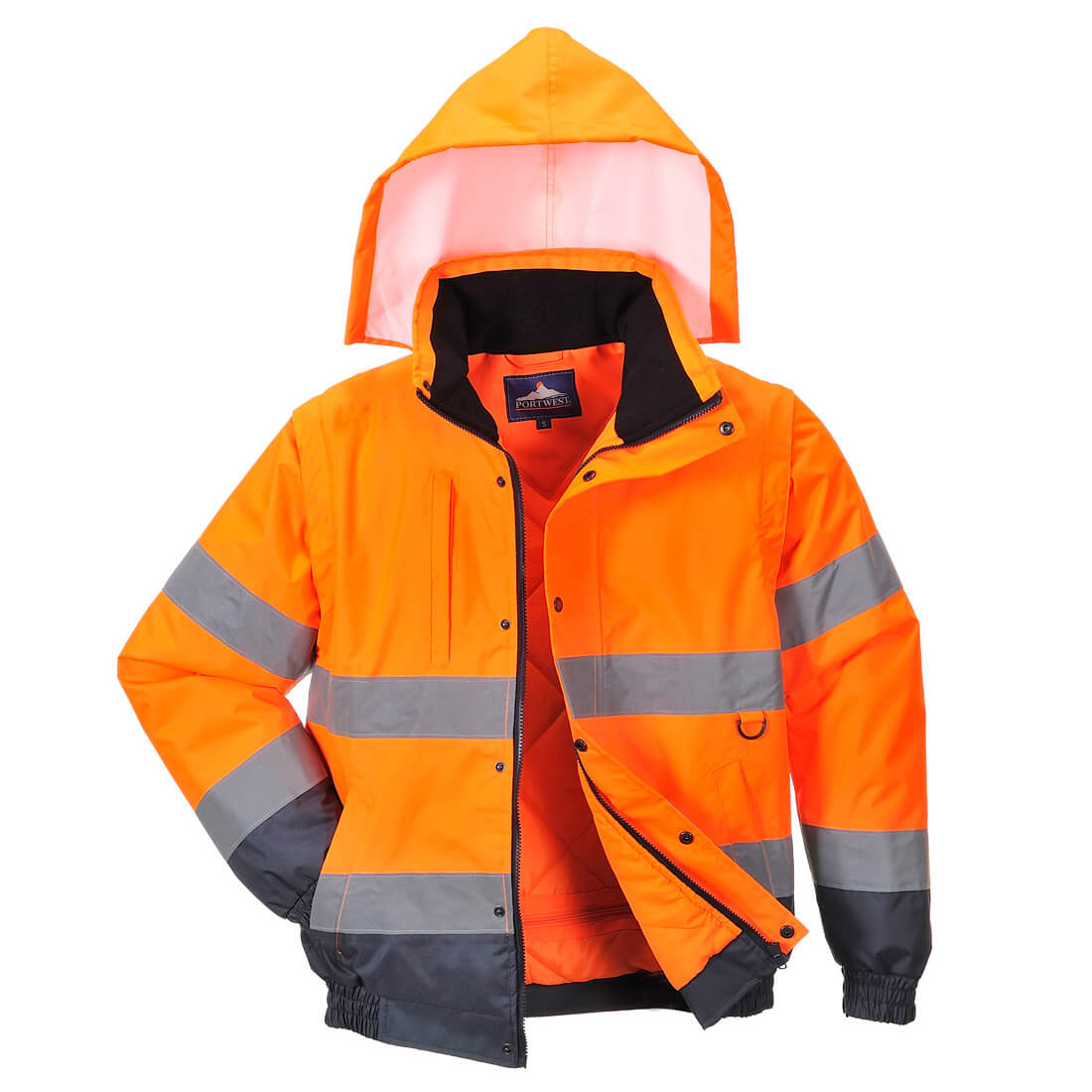 Blouson 2-en-1 Hivis Couleur: Orange Taille Xs Portwest