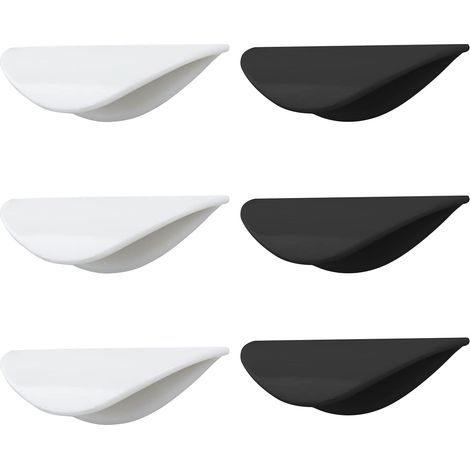 Poignées De Tiroir (6 Pièces), Boutons De Porte De Cuisine, Poignées Coquillage, Boutons En Forme De Coquillage, Auto-adhésives, Poignées De Porte Coulissante, Boutons De Meuble, Poignées De Ti