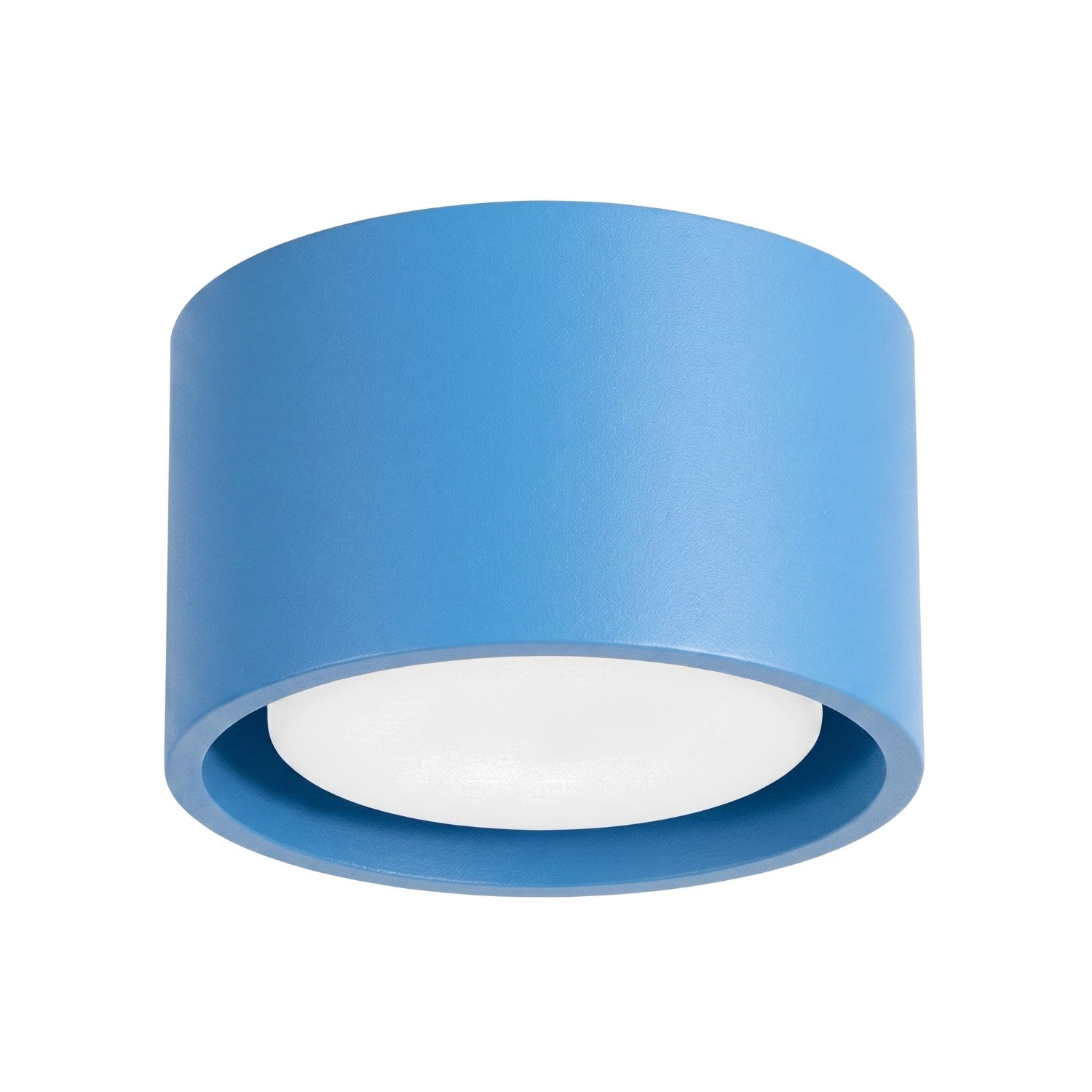 Spot De Plafond Rond Minimaliste Bleu Ø10 Cm 1xgx53 10w Modo Sollux Lighting