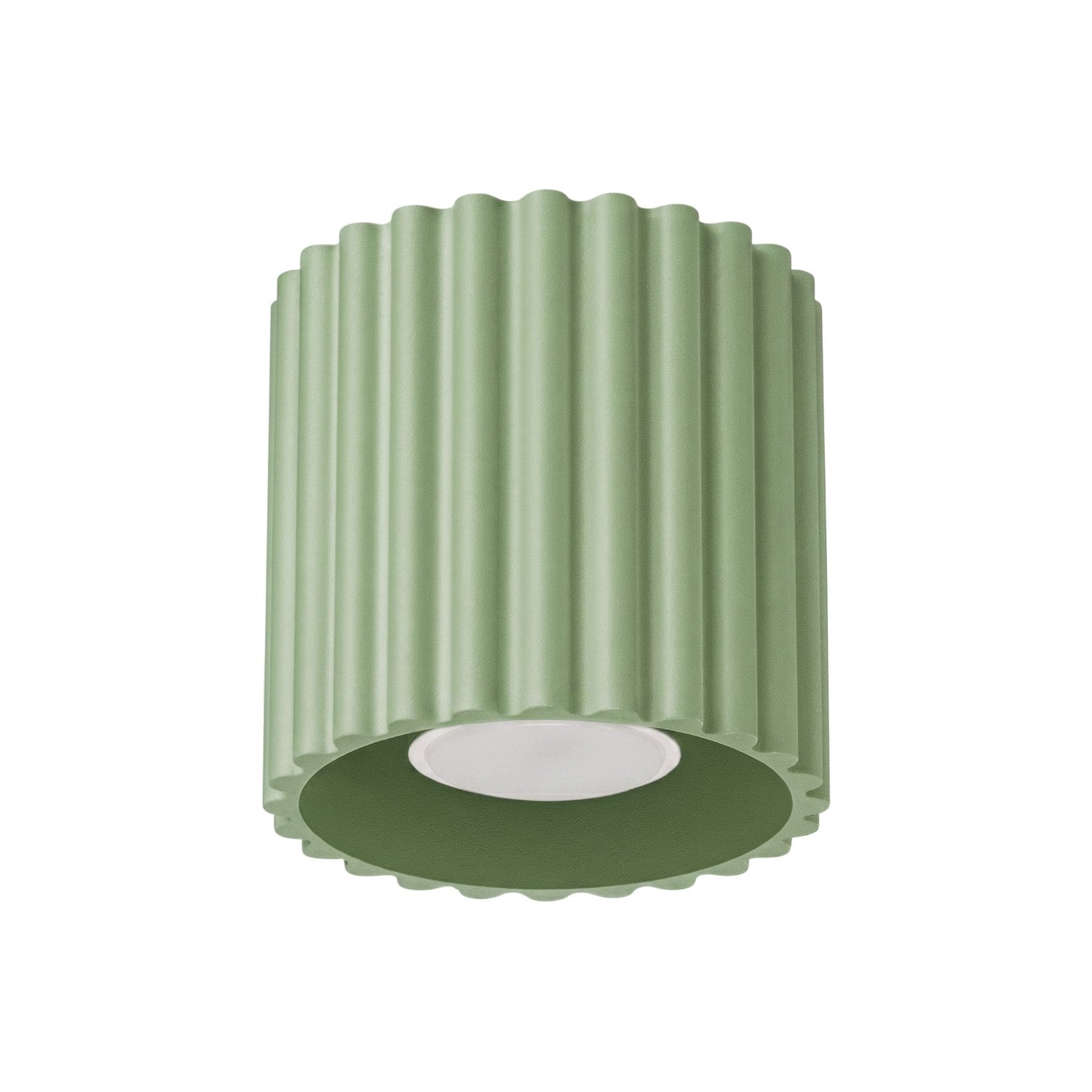 Spot De Plafond Moderne Nervuré Sauge 1xgu10 10w Aura