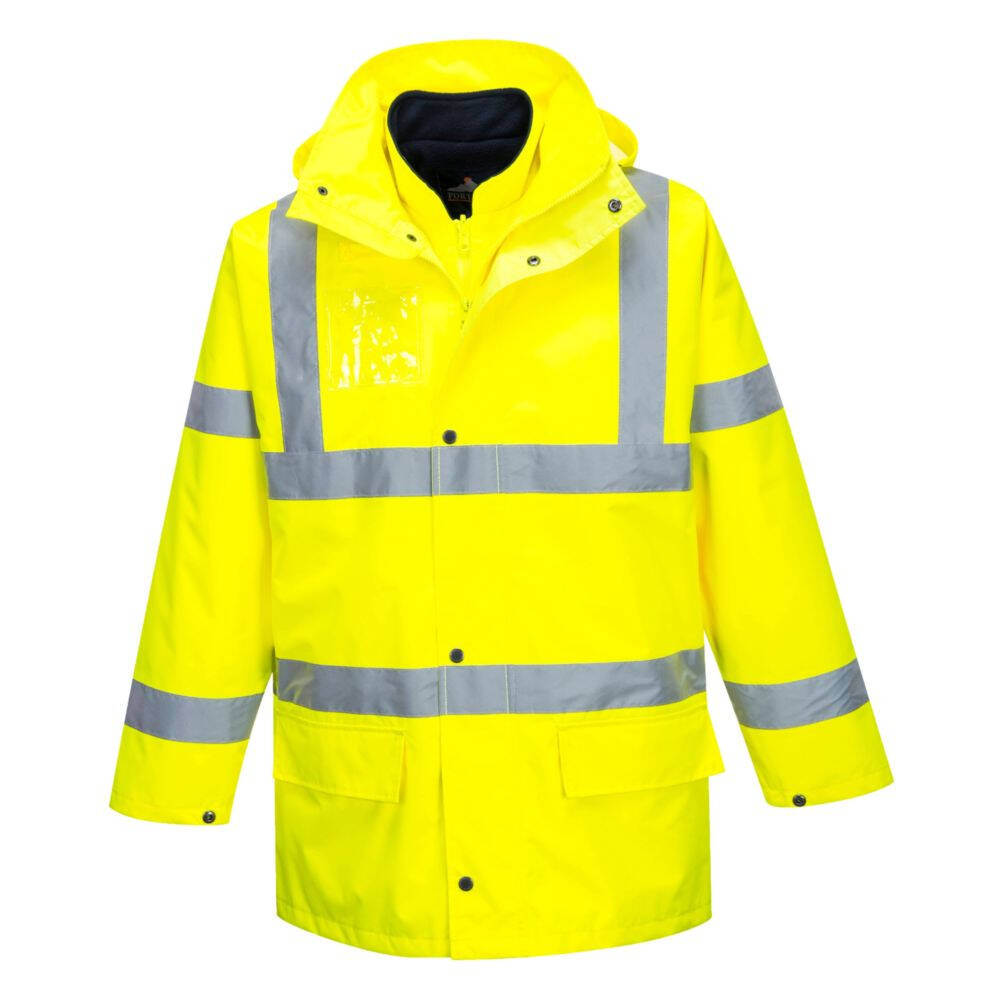 Portwest - Parka Hi-vis Essential 5 En 1 Couleur: Jaune Taille Xxxl