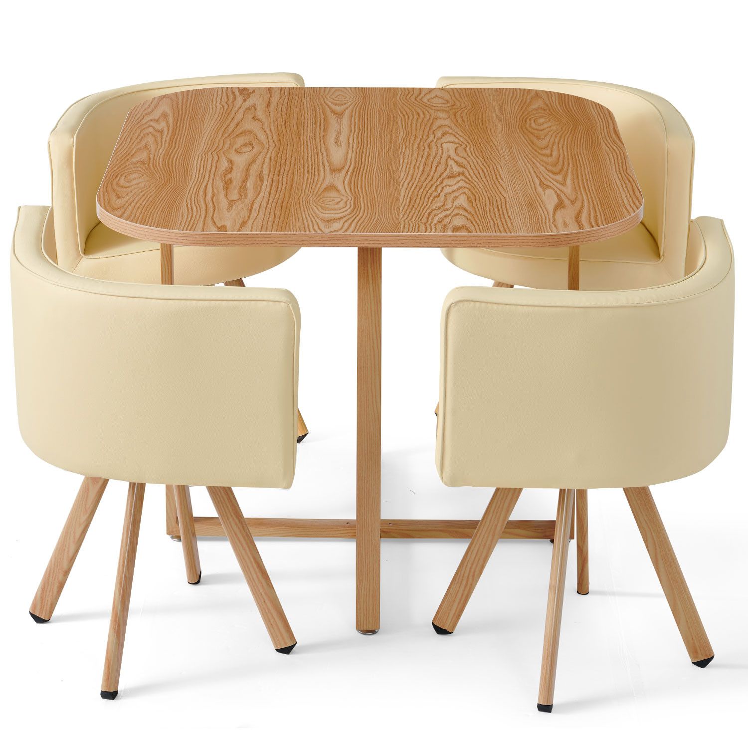 Table Et Chaises Scandinaves Oslo Beige