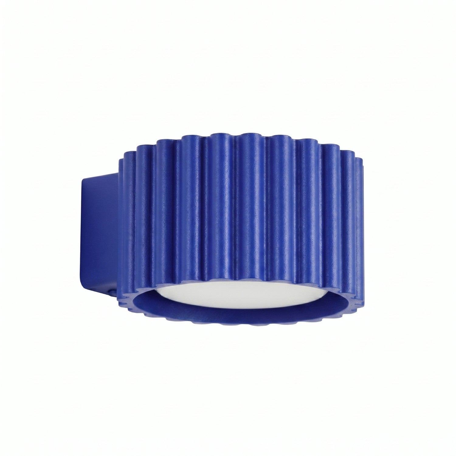 Applique Murale Moderne Ronde Cannelée Ultramarine 1xgx53 10 W Aura Sollux Lighting