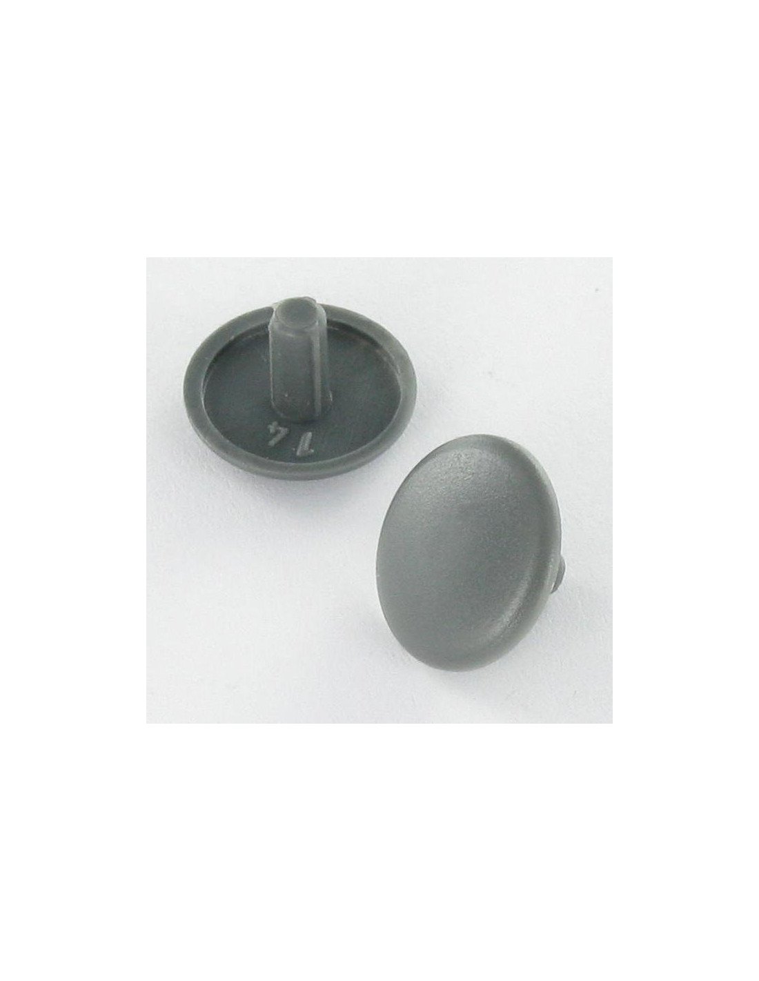 Cache Tête Plastique Diamètre De Tête: 12 Dt 3 Longueur 7.5 Ral8002-1 Pièce
