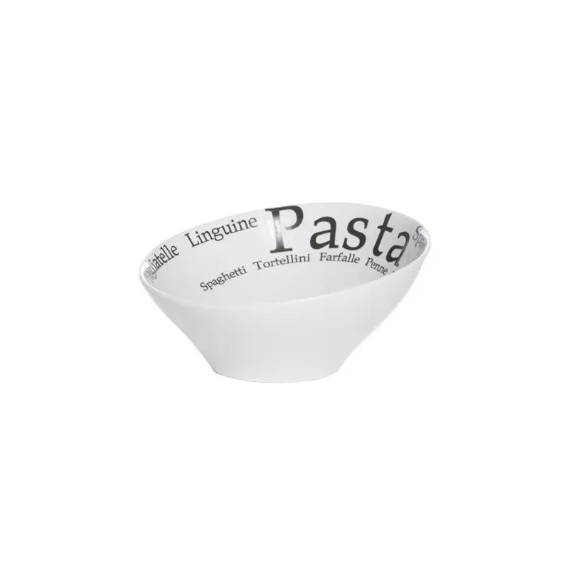Ac-deco - Bol À Pâtes En Céramique 19cm - Design Moderne - Compatible Lave-vaisselle - Pour Portions Généreuses