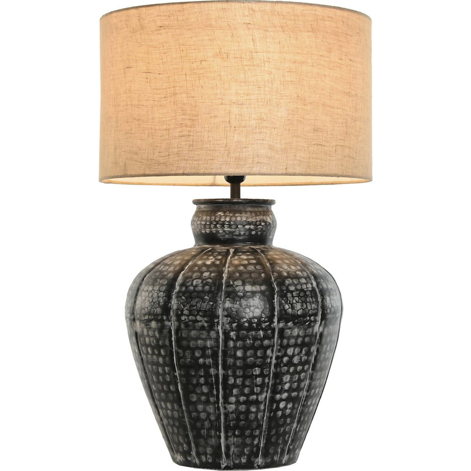Lampe De Salon Élégance En Aluminium Noir - Noir Patiné