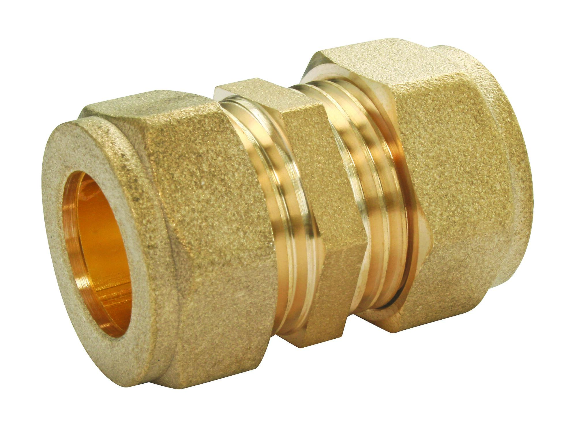 Jonction À Compression Laiton Pour Tube Cuivre Ø10