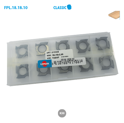 Araseur 4 Coupes K30 Losange 14x14x2,0 Hm Micro-grain - F3.14.20.20 - Leman