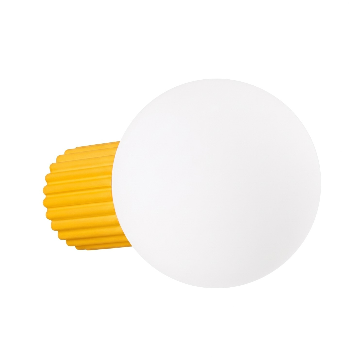 Appliques Halo Aluminium/verre Jaune 1xg9 12cm Sollux