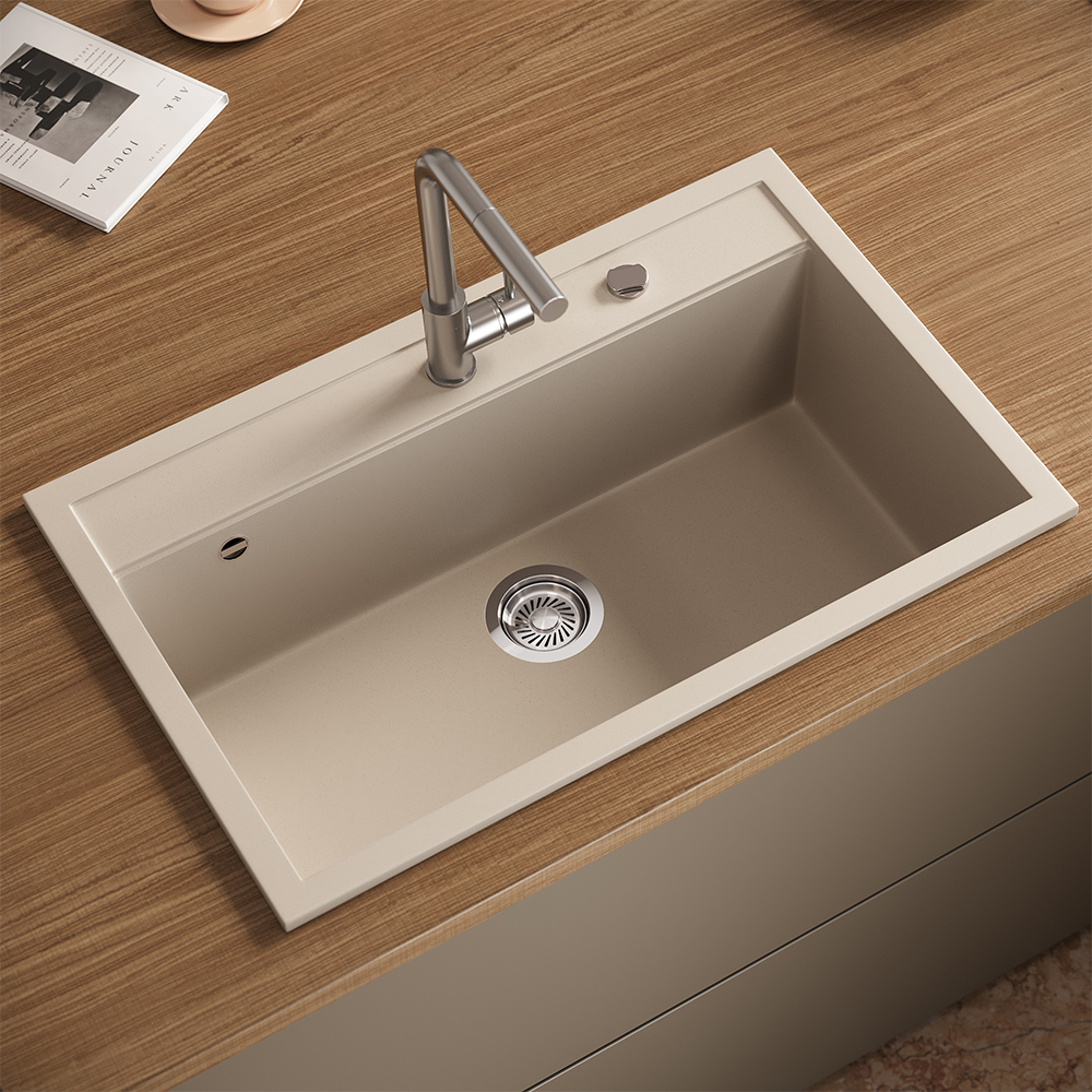 Evier Sydney, Beige, 80x51cm, Bergström