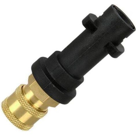 Adaptateur De Pistolet Nettoyeur Haute Pression 1/4'' À Connexion Rapide - Compatible Kärcher K2 À K7 - Douille Laiton Résistante - Pression 2000 Psi