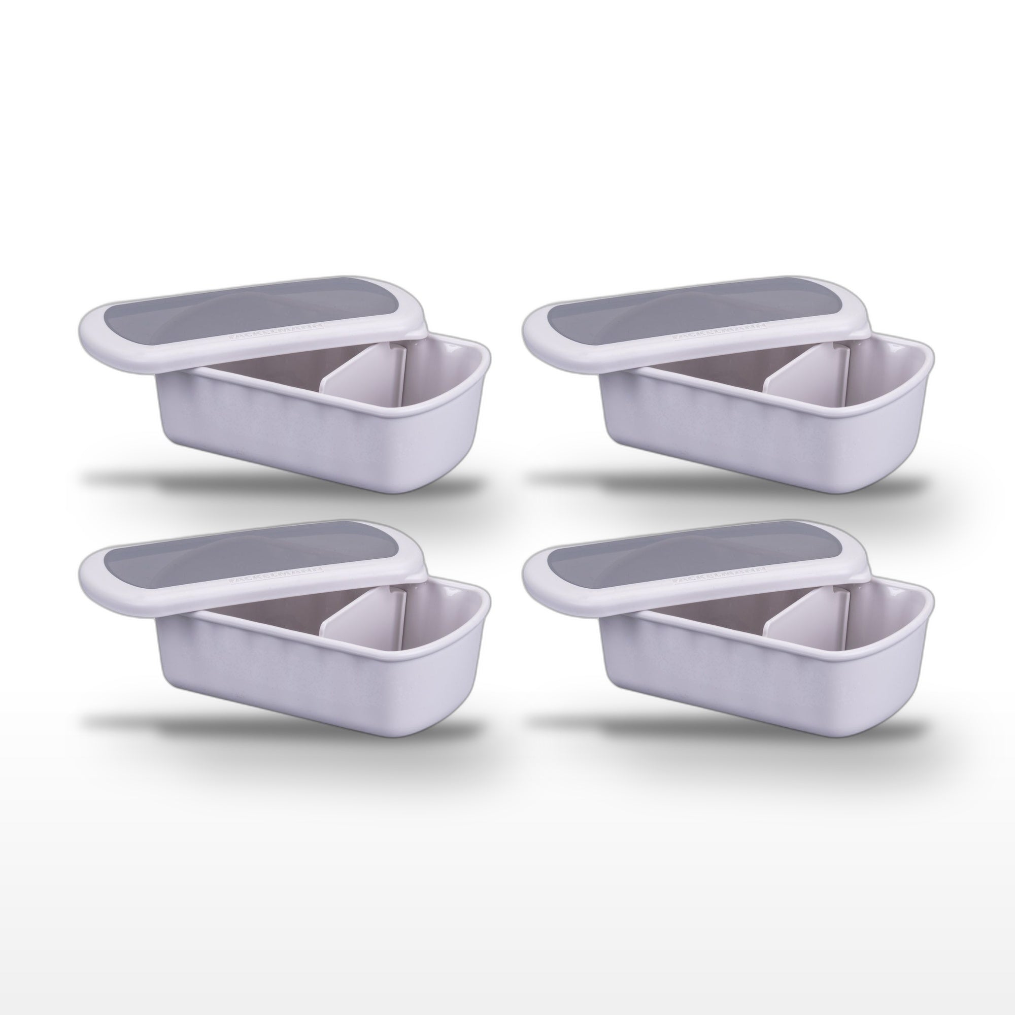 Lot De 4 Lunch Box 1l Avec 4 Ustensiles De Cuisine Fackelmann Storage