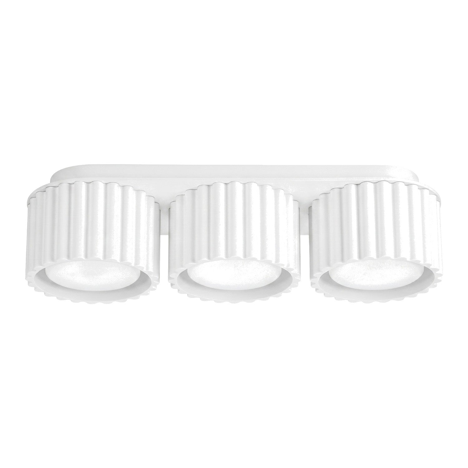 Plafonnier Spot Triple Rainuré 3xgx53 10w Collection Aura Sollux Lighting