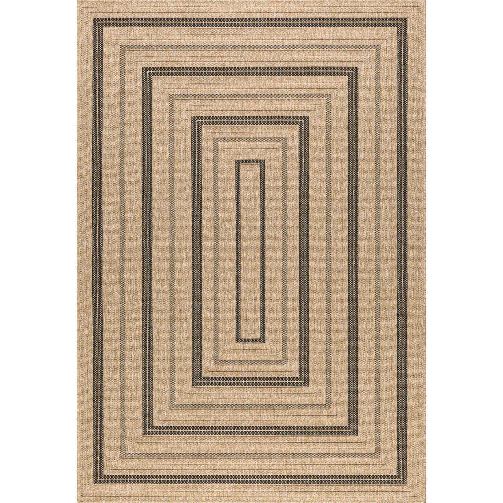 Tapis Tissé Extérieur Intérieur Nature Jute - 60 X 90 Cm