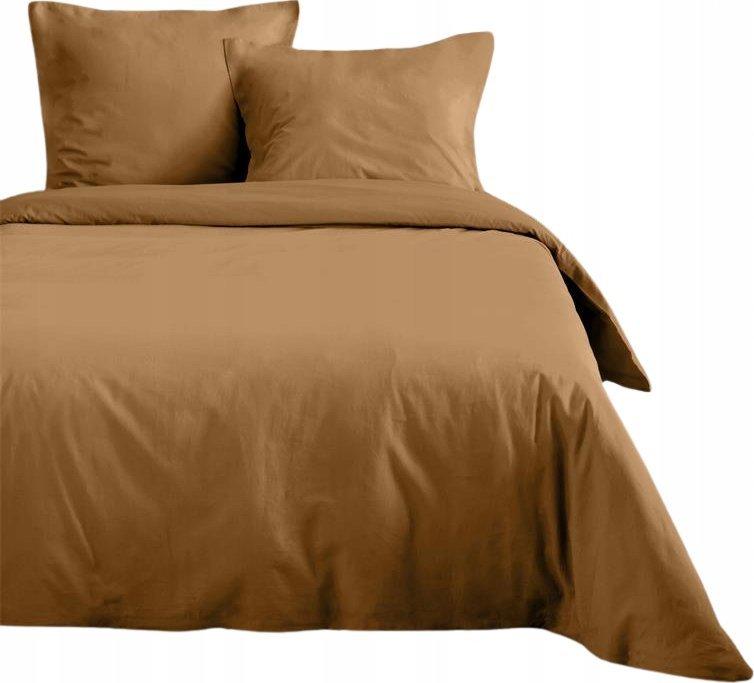 Stof - Housse De Couette - 200x200 Cm - 100% Coton Certifié Oeko-tex - Couleur Curry -modèle Eden - Linge De Lit Pour Maison - Doux Et Confortable - Idéal Lit Double Standard - 2 Personnes