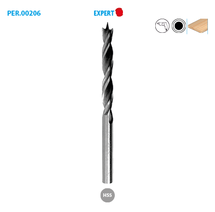 Foret Bois Helicoidale Hss Pro D.10 Bois - 206.510.00 - Leman