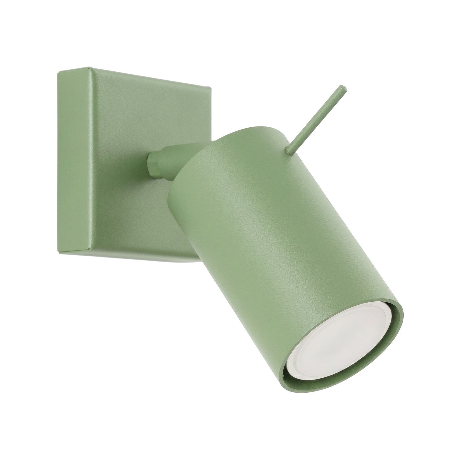 Applique Murale Moderne Vert Sauge Orientable 1xgu10 10w Ring Sollux Lighting