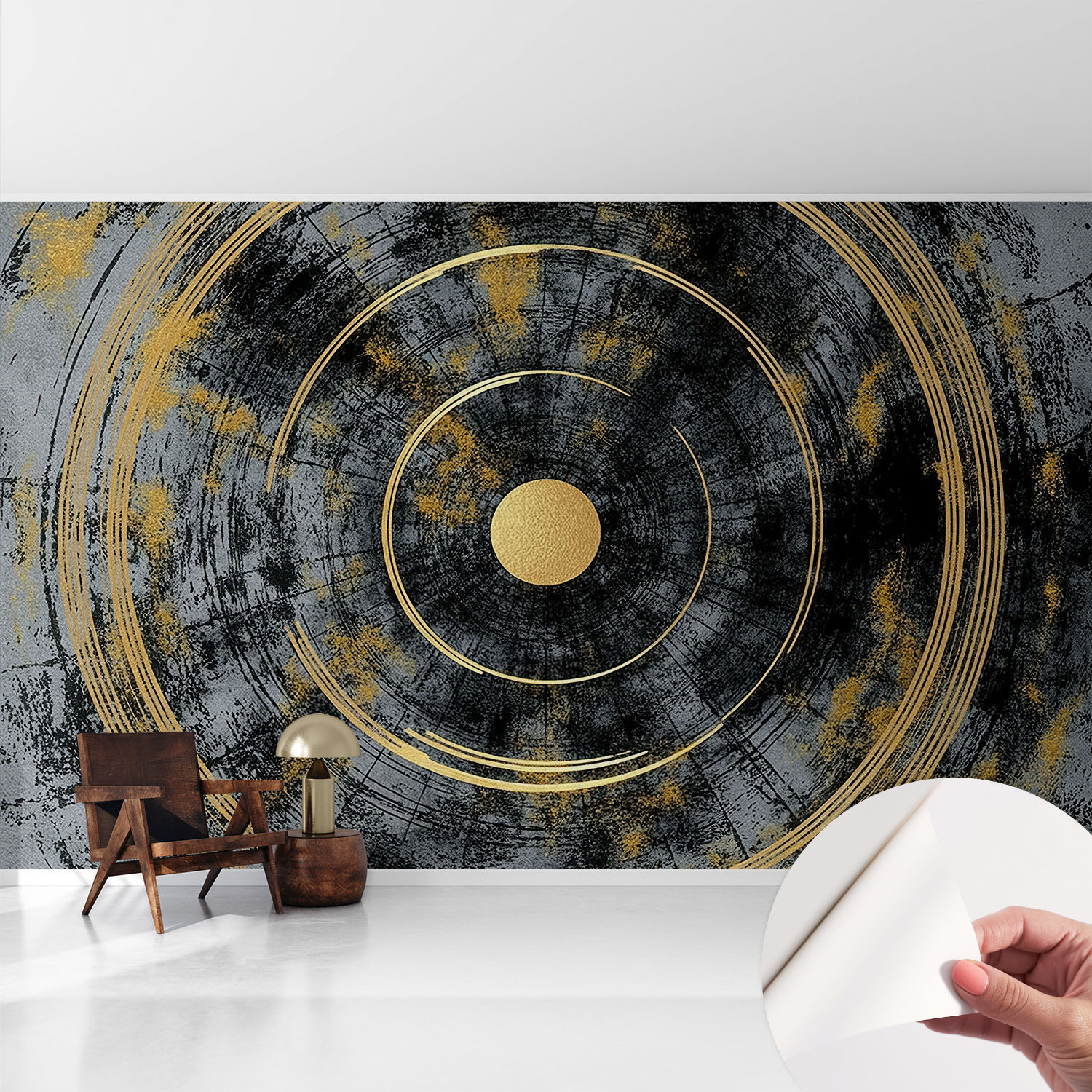 Papier Peint Autocollant Avec Imprimé Pour Cuisine Facile À Appliquer Pour Mur A Motif Dynamique Cosmique 416x254 Cm