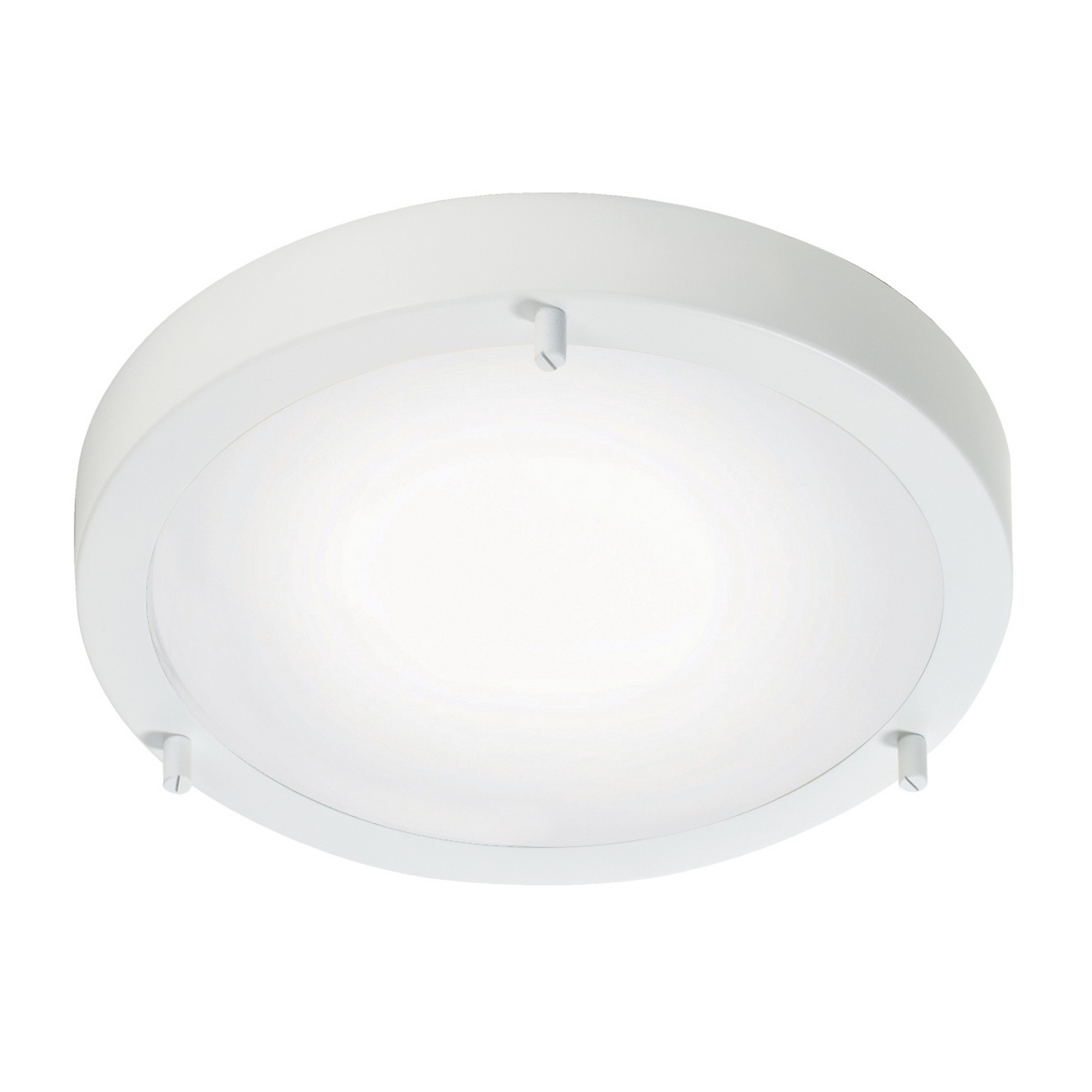 Nordlux - Plafonnier Ancona Maxi Verrerie Blanc, H.8 - Ip44 - E27 / Intérieur