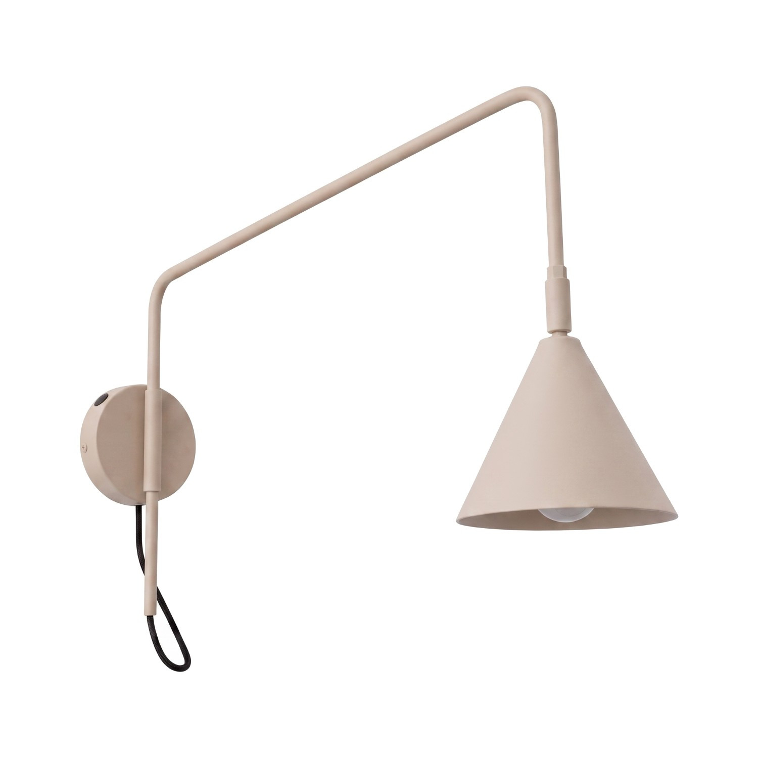 Appliques Nox Acier Taupe 1xe14 14cm Sollux