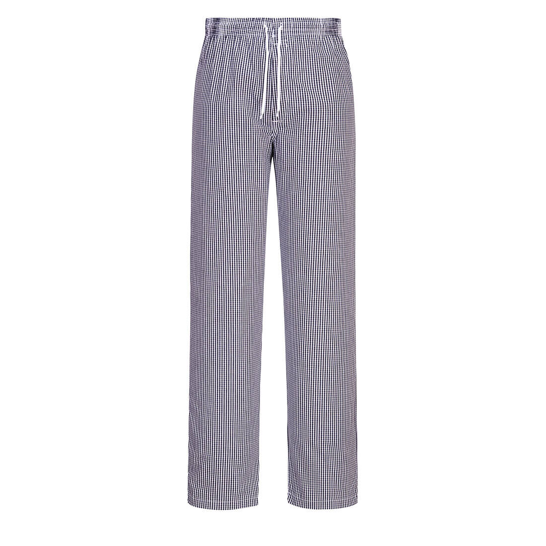 Pantalon De Cuisine Bromley Couleur: Bleu Check Taille Xxl Portwest